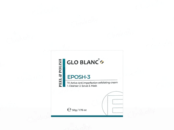 Glo Blanc Eposh 3 Tri Active Exfoliating Cream Cleanser