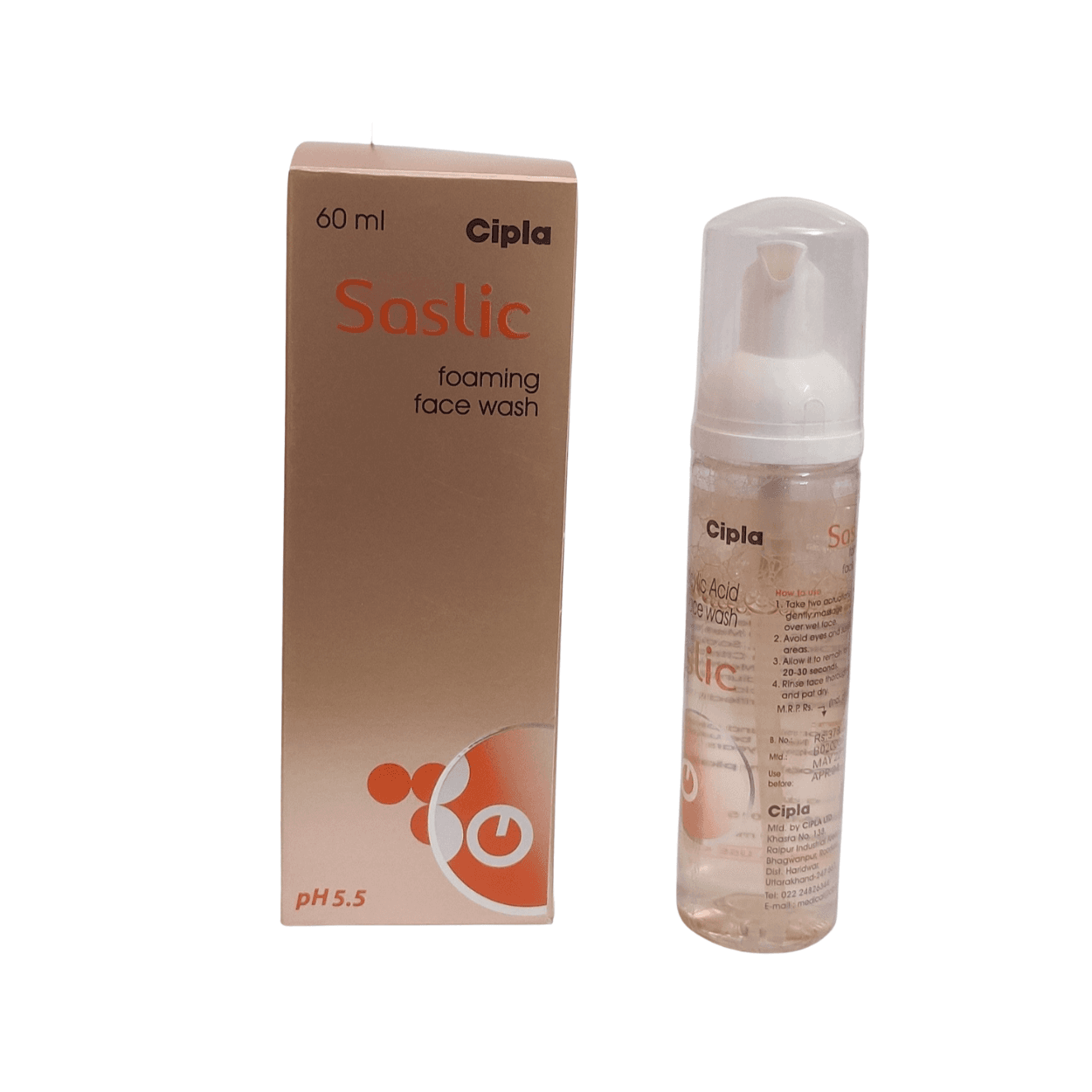 Saslic Salicylic Acid Foaming Face Wash